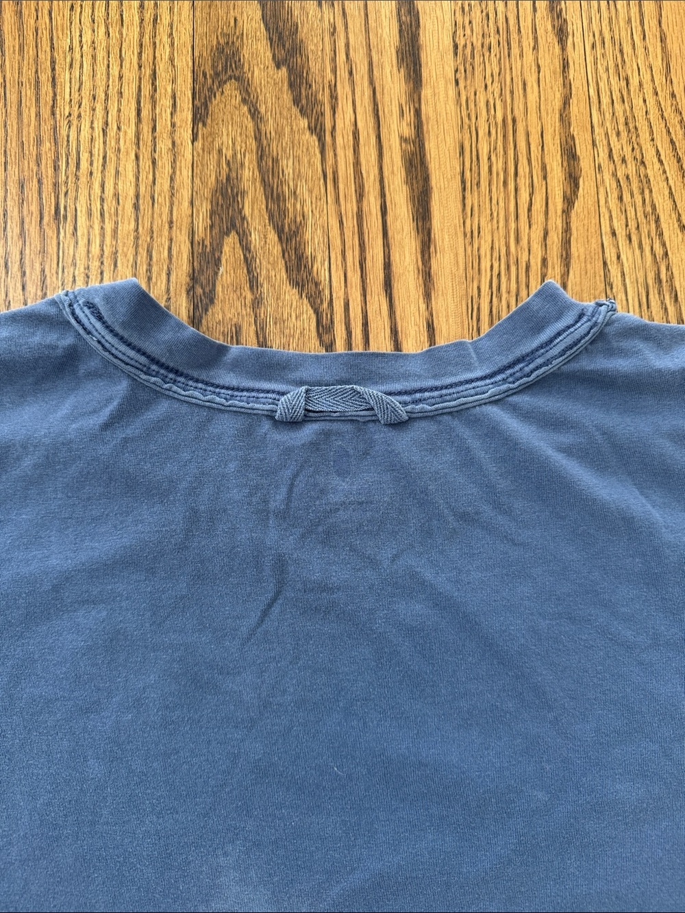 FP Movement by Free People Washed Blue Cropped Short Sleeve Tee - Picture 7 of 13